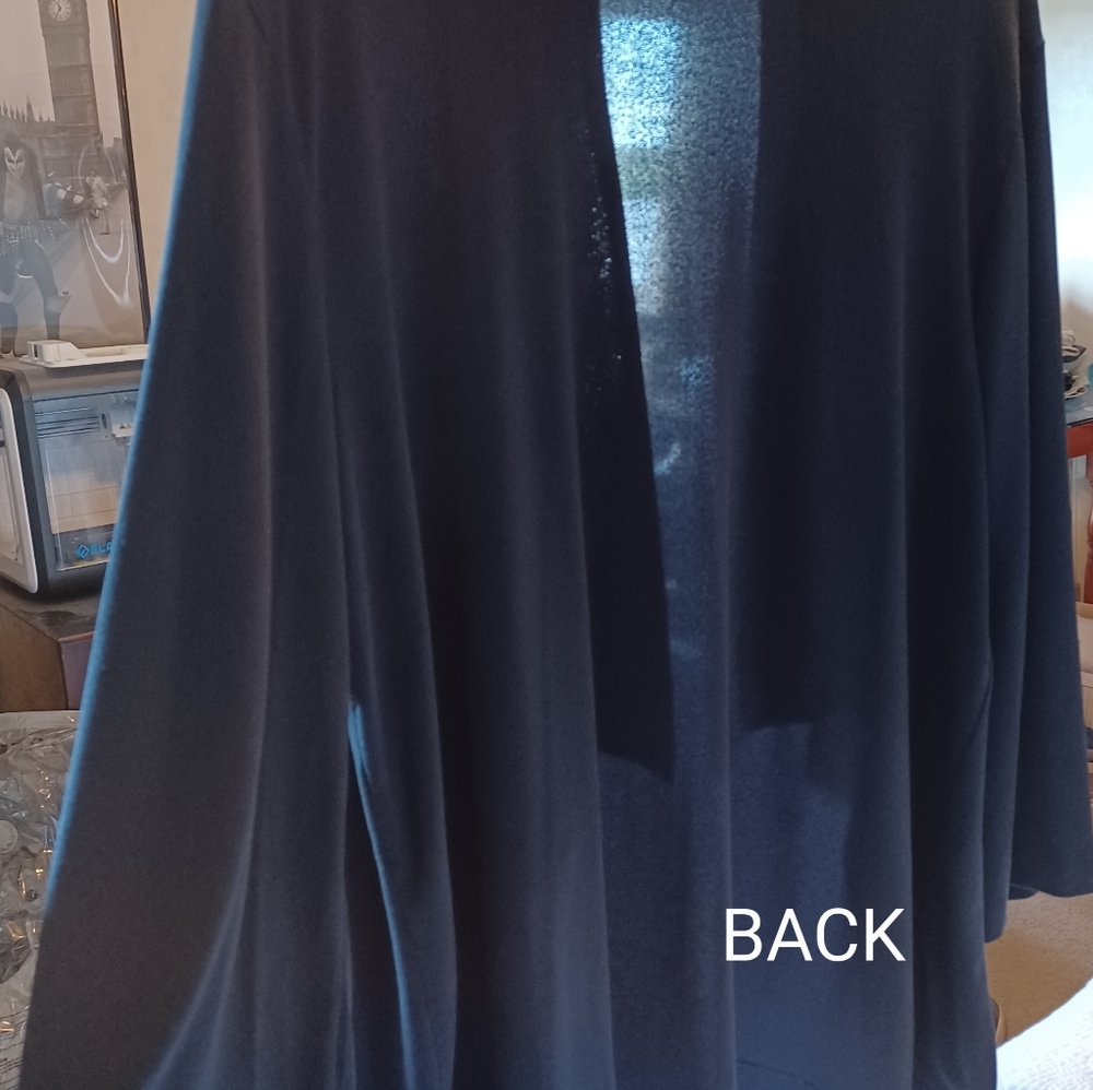 3/4 length sleeve sheer cardigan